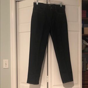 Theory Cropped Dark Wash Jeans